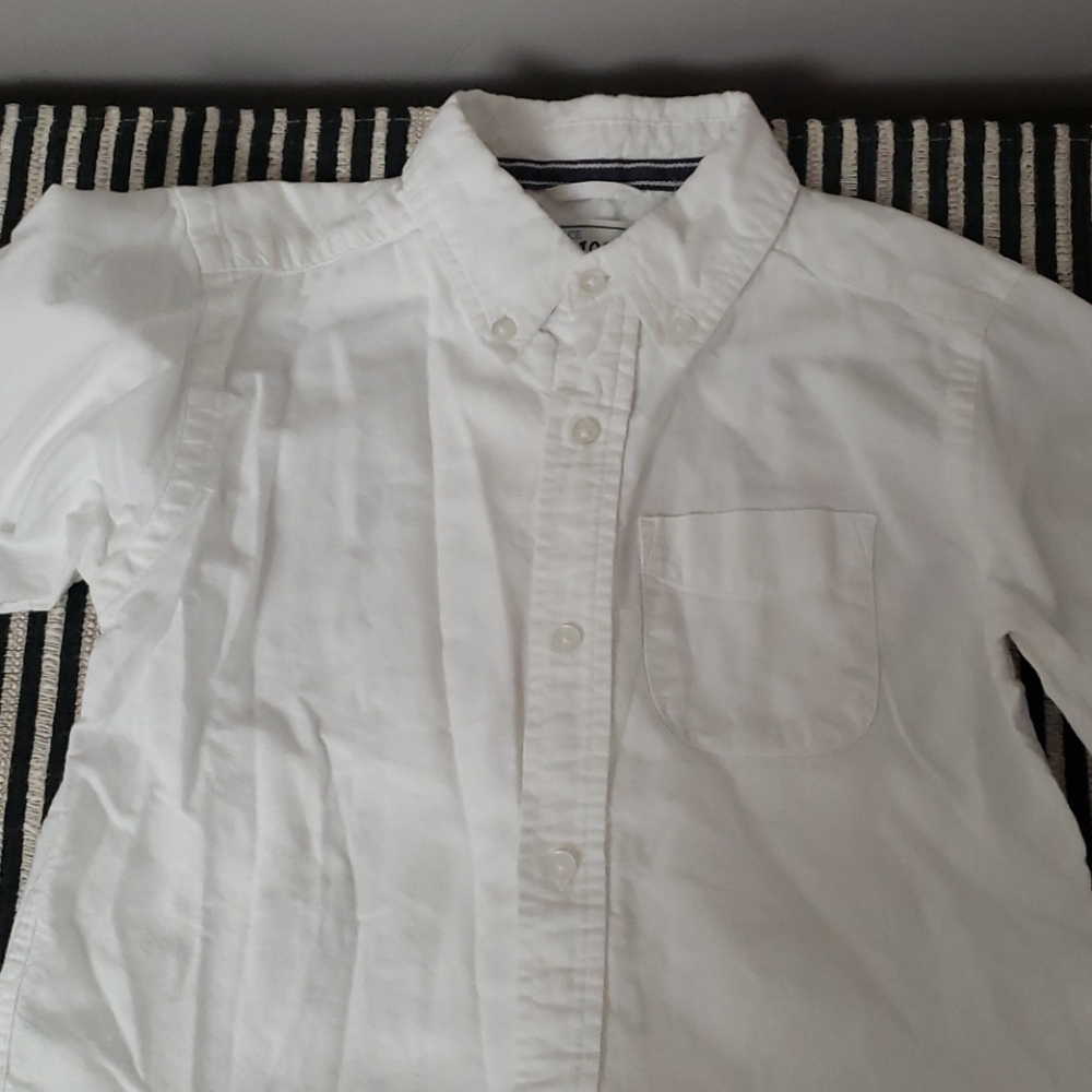 Children's Place white long sleeve with pocket